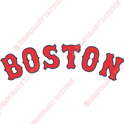 Boston Red Sox Customize Temporary Tattoos Stickers NO.1468